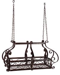 Which is what makes it your diy potholder. Wrought Iron Hanging Pot Rack Ideas On Foter