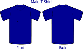 Download 4271 Royal Blue T Shirt Template Front And Back Psd File