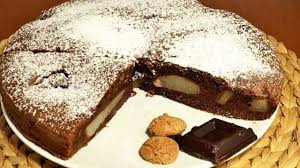 Gateau Japonais Au Fromage Poire Au Chocolat Gateau Au Poire Gateau Poire Chocolat