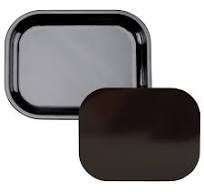 Amazon.com: Metal Tray with Soft Magnetic Lid Black Tray ...