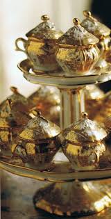 Marie Antoinette S Playhouse Tea Pots Shades Of Gold Vintage Gold