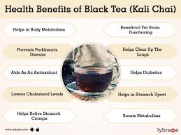 Black tea is named such because the leaves of the tea turn according to researchers, chinese black tea extract is better when it comes to losing fat in the body in comparison to those who didn't drink the concoction. Black Tea Kali Chai Benefits And Its Side Effects Lybrate
