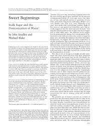 For professional homework help services, assignment essays is the place to be. Pdf Sweet Beginnings Stalk Sugar And The Domestication Of Maize
