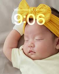 Happy full month to our Baby Luna 👶🏼 -04/09/2023- Thank you for becoming  a part of our life 💛 You have been a good baby that smile like an Angel  👼🏻 Except