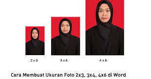 Maybe you would like to learn more about one of these? Cara Membuat Ukuran Foto 2x3 3x4 4x6 Di Word 2010 Caracari