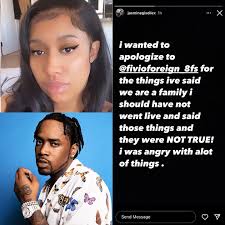 Fivio Foreign's child's mother apologizes for spreading lies about him