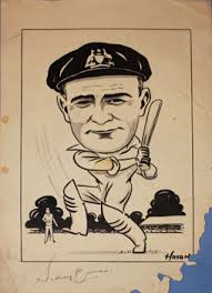 1948 AUSTRALIA INVINCIBLE CRICKET TEAM ARTWORK by HAYDN FORD