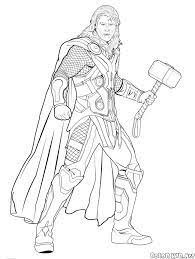 Avengers infinity war thor coloring pages. 17 Coloring Pages Of Avengers Infinity War