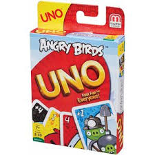 Angry Birds Uno Card Game Walmart Com Uno Card Game Card Games Angry Birds