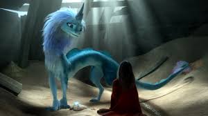 The fluffy, blue sisu (awkwafina) has something to say to heroine raya about. Raya And The Last Dragon Disney Australia