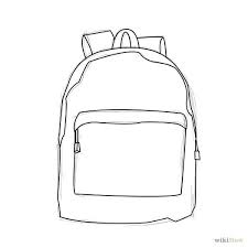 Pin By Greta De Angeli On Art That I Love Backpack Drawing Drawing Bag Backpack Art