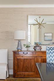 Sold and shipped by lamps plus. Vintage Buffet Cabinet With Aerin Kapila Table Lamp Transitional Dining Room