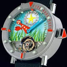 Alain Silberstein Tourbillon Marine Blue Sea Relogios Curiosidades