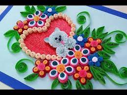 Heart quilled card, quilling greeting card, handmade greeting card, quilling cards, quilled cards, greeting card. Pin On Quilling