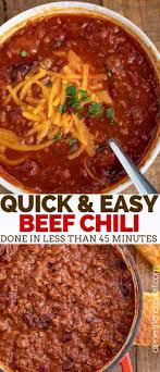 Classic Beef Chili Is A One Pot Classic Comfort Food Made With Ground Beef Kidney Beans Crushed Chili Recipe Easy Ground Beef Chili Recipes Beef Chili Recipe