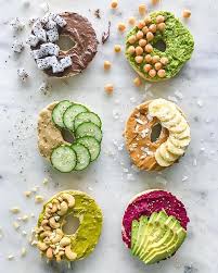 Vegan Bagels Recipe Vegan Bagel Bagel Toppings Healthy Bagel