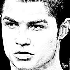 Über 7 millionen englischsprachige bücher. Cristiano Ronaldo Ink Drawing 2 Cristiano Ronaldo Ronaldo Cool Drawings