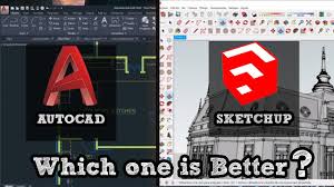 9.5 for home designer) and user satisfaction level (97% for sketchup vs. Autocad Vs Sketchup Which One Is Better Youtube