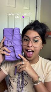 Coach Quilted Wallet Small Petunia