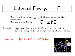 The liquid state is colder and denser (less energy), but the molecules are the same. Heat Temperature And Internal Energy Ppt Video Online Download