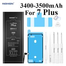 Apple on stage claimed that the iphone 7 will offer users two extra hours of life compared to the iphone 6s. Nohon Battery For Iphone 7 Plus 7plus 3400 3500mah Capacity Li Polymer Built In Batteries Tools For Apple Iphone 7 Plus Battery Mobile Phone Batteries Aliexpress