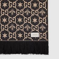Black Wool Gg Pattern Throw Blanket Gucci Us See more ideas about gucci pattern, gucci, illustration art. gucci