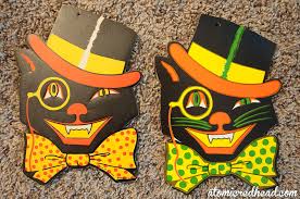 You might need to visit thrift stores instead of costume stores for some items like skinny ties. How To Tell Vintage From Repro Halloween Decorations Atomic Redhead