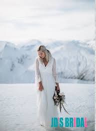 Women's clothing, sports & outdoors, men's clothing Boho Wedding Dress With Sleeves