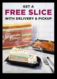 30% off first order $10+. Cool Off With A Free When You Order Delivery Or Pickup The Cheesecake Factory Email Archive