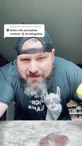 Reply to @kennethnicholas7 wow!! Damn tasty! Swiss roll and yellow mustard.  #weirdfoodcombos