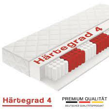 Härtegrad 5 ist für alle personen geeignet, die zwischen 110 kg und 140 kg wiegen. Taschenfederkernmatratze 20 Cm Hoch Orthopadisch 7 Zonen Matratze Hartegrad 4 H4 160 X 200 Cm Boxspringbetten Matratzen Topper Mehr Mein Schlafcenter Onlineshop