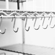 Seville Classics S Hooks Package Of 6 Pieces Web232 Sized To Fit Seville Classics Shelves In 2020 Wire Shelving Storage Solutions Shelving Wire Shelving Units