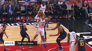 The slow motion angle of. Blake Griffin With The Monster Dunk On Rudy Gobert Youtube