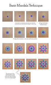 Learn How To Dot Paint With Step By Step Instructions Dotpainting Dotpainting101 Dotpaintingmandala Mandala Art Lesson Mandala Rock Art Dot Art Painting