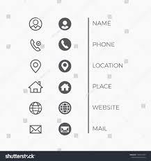 Business Card Icon Set Vector Minimal Symbols Sponsored Ad Icon Card Business Set In 2020 Business Card Icons Vector Business Card Icon Set Vector