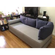 Cb2 changes up the colors frequently but this graphite color is great for being basic. Cb2 Lubi Silver Grey Sleeper Daybed Aptdeco