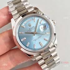 Big Face Rolex Presidential Replica Day Date Ii Light Blue Face Rolex Presidential Replica Watch