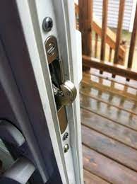 Move the latch up or down, depending on your model, to release the lock. Sliding Glass Door Locks Can Be Replaced Heres How