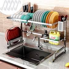 Target / kitchen & dining / stainless steel dish drainer (60). Cabina Home Dish Drying Rack Over The Sink Stainless Steel Large Dish Rack Stand Drainer For Kitchen Supplies Counte Dish Racks Kitchen Dishes Dish Rack Drying