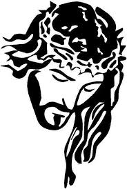 Black And White Picture Of Jesus Black Vinyl Decal Jesus Head Crown Thorns Christian God Fun Sticker Truck Unbrandedgeneric Pintura De Jesus Arte Jesus Arte De Silhueta