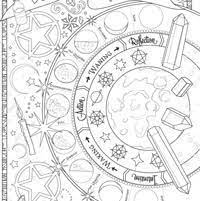Love the spiral binding so i can leave the sheet attached. Coloring Pages Book Of Shadows Set Your Intentions Follow The Moon Intention Alchemist Manifest Coloring Book Of Shadows Witch Coloring Pages Book Of Shadows
