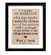 They symbolize the love, purity, innocence, and loyalty. Amazon Com 5 Year Anniversary Gifts 5th Wedding Anniversary Gifts 5th Year Anniversary Gifts 5 Year Anniversary Gifts For Her Custom Burlap Print Handmade