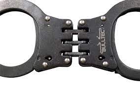 Girls in handcuffs (no nude). Bulltec Matt Black Burnished Wide Hinged Handcuffs Heavy Model Made Of Hardened Steel