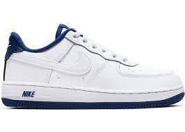 Nike air force 1 lv8 men's • black/silver/green $110.00. Nike Air Force 1 Low White Deep Royal Blue Ps Cu0816 102