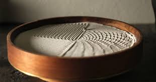 The Kinetic Sculpture That Draws Infinite Patterns On Sand Check Out Sandsara On Indiegogo In 2020 Sand Painting Kinetic Sand Kinetic Sand Table