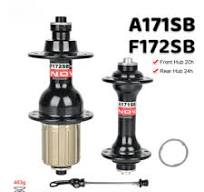 Road Bike Hub Front 20Holes Rear 24Holes Disc Brake 4 Sealed Bearings 8-12  Speed | eBay