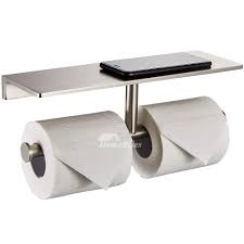 Umbra tucan nickel toilet paper stand. Double Brushed Nickel Toilet Paper Holder Brass Wall Mounted Tissue Roll Holder Modern Bathroom Paper Towel