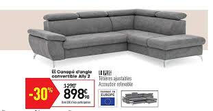 Maybe you would like to learn more about one of these? Offre Canape D Angle Convertible Ally 2 Chez Conforama