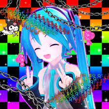 Icon Glitchcore Hatsune Miku Miku Hatsune Anime