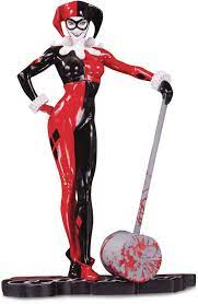 Amazon.com: DC Collectibles Harley Quinn Red, White & Black: Harley Quinn  by Adam Hughes Statue, Multicolor : Toys & Games